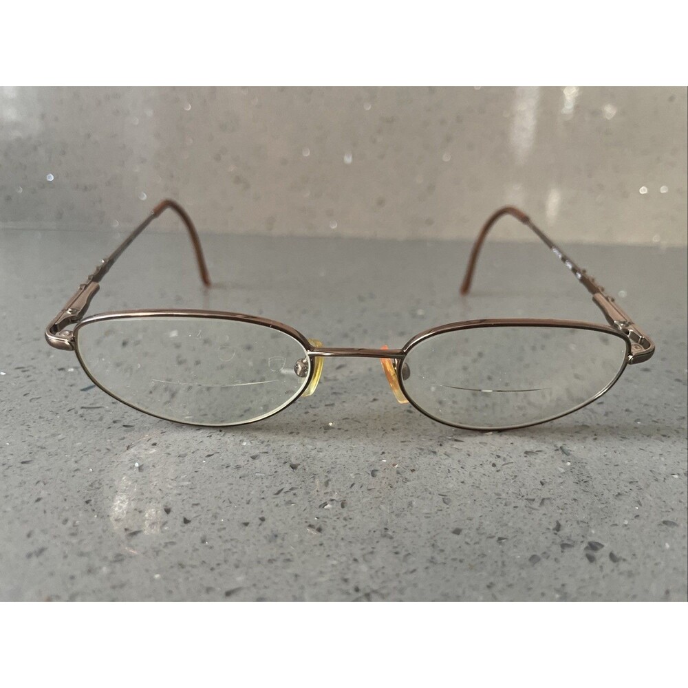 Bourgeois Oval Brown Eyeglasses FRAMES ONLY 49-18-135 C40N CH7021B Bronze Full